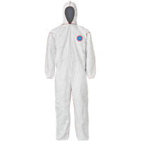 SFR Coveralls with Hood, Medium, White, Tyvek&reg; 400 Distribution Élite MP