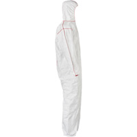 SFR Coveralls with Hood, Medium, White, Tyvek&reg; 400 Distribution Élite MP