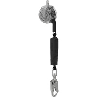 C&acirc;ble de limiteur de chute personnel 36CS V-TEC, 10', Acier galvanis&eacute;, Pivotant Distribution Élite MP