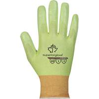 Gants r&eacute;sistant aux coupures haute visibilit&eacute; S18TAXFN, Taille 6, Calibre 18, Rev&ecirc;tement Mousse de nitrile, Enveloppe en TenActiv, ASTM ANSI niveau A9 Distribution Élite MP