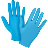 Emballages de gants jetables pour machine distributrice, Moyen, Nitrile, 4,5 mils, Sans poudre, Bleu, Classe 2 Distribution Élite MP