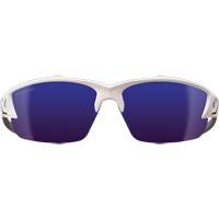 Khor G2 Safety Glasses, Blue Mirror Lens, Anti-Scratch/Polarized, ANSI Z87+/MCEPS GL-PD 10-12/Meets/Exceeds CSA Z94.3 Distribution Élite MP
