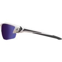 Khor G2 Safety Glasses, Blue Mirror Lens, Anti-Scratch/Polarized, ANSI Z87+/MCEPS GL-PD 10-12/Meets/Exceeds CSA Z94.3 Distribution Élite MP