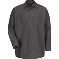 Chemise industrielle de travail &agrave; manches longues, Hommes, Moyen, Charbon Distribution Élite MP