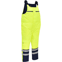 Salopette pour le froid extr&ecirc;me Bisley, Polyester, Petit, Jaune lime haute visibilit&eacute; Distribution Élite MP