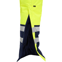 Salopette pour le froid extr&ecirc;me Bisley, Polyester, Petit, Jaune lime haute visibilit&eacute; Distribution Élite MP