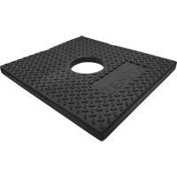 Rubber Delineator Post Base, 10 lbs. Distribution Élite MP