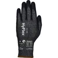 HyFlex&reg; 11-543 Cut Resistant Gloves, Size 6, 13 Gauge, Nitrile Coated, Nylon/Stainless Steel/HPPE/Spandex Shell, ASTM ANSI Level A7/EN 388 Level F Distribution Élite MP