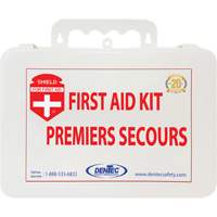 Shield First Aid Kit, Meets/Exceeds CSA Z1220-24 Type 2 Low-Risk Environment, Small (2-25 Workers) Distribution Élite MP