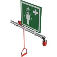 Douche de rinçage, Montage sur canalisation circulaire Distribution Élite MP