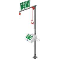 Douche combin&eacute;e avec cuvette ferm&eacute;e en ABS et entr&eacute;e sup&eacute;rieure, Socle Distribution Élite MP