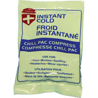 Instant Chill Pac Compress, Cold, Single Use, 4" x 6" Distribution Élite MP