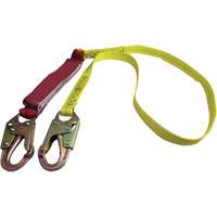 External Energy Absorber Lanyard with 3/4" Hook, 6', Snap Hook Center, Snap Hook Leg Ends, Polyester Distribution Élite MP