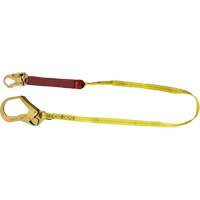 External Energy Absorber Lanyard with 2-1/4" Hook, 6', Snap Hook Center, Snap Hook Leg Ends, Polyester Distribution Élite MP