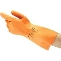 Gants ALPHATEC 87-320, Taille 7, 11,8" lo, Latex de caoutchouc, Doublure en Ouat&eacute;e, 18 mils Distribution Élite MP