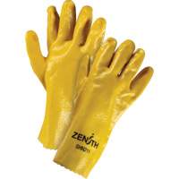 Gants &agrave; fini rugueux et r&eacute;sistants aux produits chimiques, Taille 9, 12" lo, PVC, Doublure en Interlock, 47-mil Distribution Élite MP