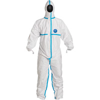 Hooded Coveralls, Small, White, Tyvek&reg; 600 Distribution Élite MP