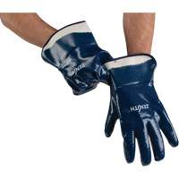 Gants &agrave; poignet de s&eacute;curit&eacute; de poids lourd, 11/2T-Grand, R&ecirc;vetement Nitrile, Enveloppe en Coton Distribution Élite MP