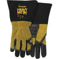 2782 Womans Fired Up MIG/Stick Welding Gloves, Grain Cowhide, Size Small Distribution Élite MP
