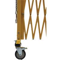Barri&egrave;re extensible, 84" h x 20' lo, Jaune Distribution Élite MP