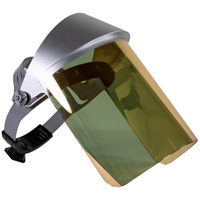 Heat Reflective Face Shield, Polycarbonate, Ratchet Suspension Distribution Élite MP