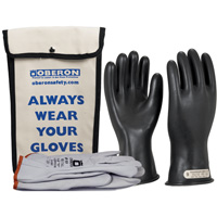 Class 00 Rubber Electrical Glove Kit, 8, 11" L, 20 cal/cm², NFPA 70E Distribution Élite MP