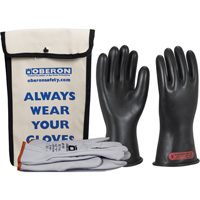 Class 0 Rubber Electrical Glove Kit, 8, 11" L, 20 cal/cm², NFPA 70E Distribution Élite MP