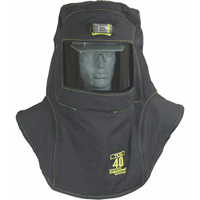 TCG Arc Flash Hood, Black, 40 cal/cm², ANSI Z87.1/ASTM F1506/ASTM F1959/ASTM F2178/Meets/Exceeds CSA Z462/NFPA 70E, 4 Arc Flash PPE Category Level Distribution Élite MP