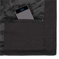 Veste chauffante Softshell, Hommes, Petit, Noir Distribution Élite MP