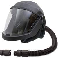 DEFENDER Supplied Air Respirator Shield & Helmet with No Flow Valve, Universal, Facepiece Distribution Élite MP