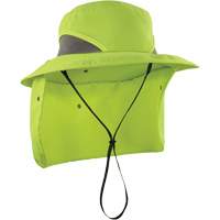 Chapeau de garde forestier 8934 Chill-Its avec prot&egrave;ge-nuque, petit/moyen, Lime haute visibilit&eacute; Distribution Élite MP