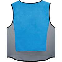 Chill-Its 6667 Wet Evaporative Cooling Vest with Zipper Closure, Medium, Blue Distribution Élite MP