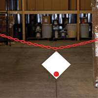 Chaîne de barri&egrave;re en plastique, Vert Distribution Élite MP