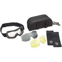 Ensemble de lunettes &agrave; coque &agrave; protection balistique X1000, Lentille Ambr&eacute;e/Transparent, Antibu&eacute;e/Anti-&eacute;gratignures, Ventilation Directe Distribution Élite MP