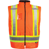 High-Visibility 7-in-1 Jacket, Polyester, High Visibility Orange, X-Small Distribution Élite MP