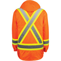High-Visibility 7-in-1 Jacket, Polyester, High Visibility Orange, X-Small Distribution Élite MP