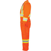 High-Visibility Lined Canvas Overalls, Small, High Visibility Orange Distribution Élite MP