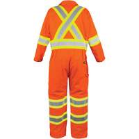 High-Visibility Unlined Coveralls, Small, High Visibility Orange Distribution Élite MP