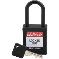 Velocity Safety Lockout Padlock, Keyed Different, Nylon, 1-1/2" Width Distribution Élite MP