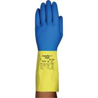 Gants r&eacute;sistants aux produits chimiques AlphaTec 87-224, Taille 10, 12,8" lo, N&eacute;opr&egrave;ne/Latex de caoutchouc, Doublure en Coton/Ouat&eacute;e, 26,8 mils Distribution Élite MP
