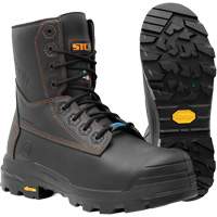 Bottes de travail Metpro Flex avec protecteur m&eacute;tatarsien, Cuir, Taille 4, Imperm&eacute;able Distribution Élite MP
