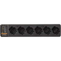 Chargeur multi-unit&eacute;s &agrave; 6 emplacements pour radio bidirectionnelle Curve Distribution Élite MP