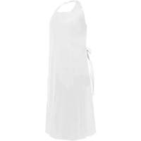 CoverMe Apron with Die-Cut Neck, Polyurethane, 45" L x 35" W, White Distribution Élite MP