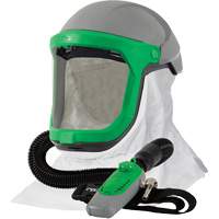 Z-Link Respirator with Tychem 4000 Shoulder Cape & C40, Facepiece Respirator/Welding Helmet Distribution Élite MP