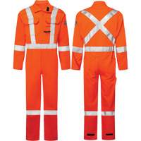 Combinaisons Avenger, 7 oz, Taille 36, Orange haute visibilit&eacute; Distribution Élite MP