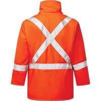 Parka isol&eacute; de 9 oz Haute visibilit&eacute; Avenger, style 515, Hommes, T-petit, Orange Distribution Élite MP
