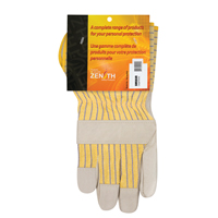 Standard-Duty Dry-Palm Fitters Gloves, Large, Grain Cowhide Palm, Cotton Inner Lining Distribution Élite MP