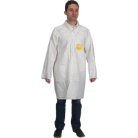 ProShield&reg; 60 Lab Coat, Microporous/Polypropylene, White, Medium Distribution Élite MP