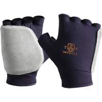 Enveloppe protectrice pour gant droit contre les impacts lat&eacute;raux et de la paume, T-petit, Paume en Cuir fleur, Poignet &agrave; enfiler Distribution Élite MP