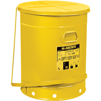 Oily Waste Cans, FM Approved/UL Listed, 21 US gal., Yellow Distribution Élite MP